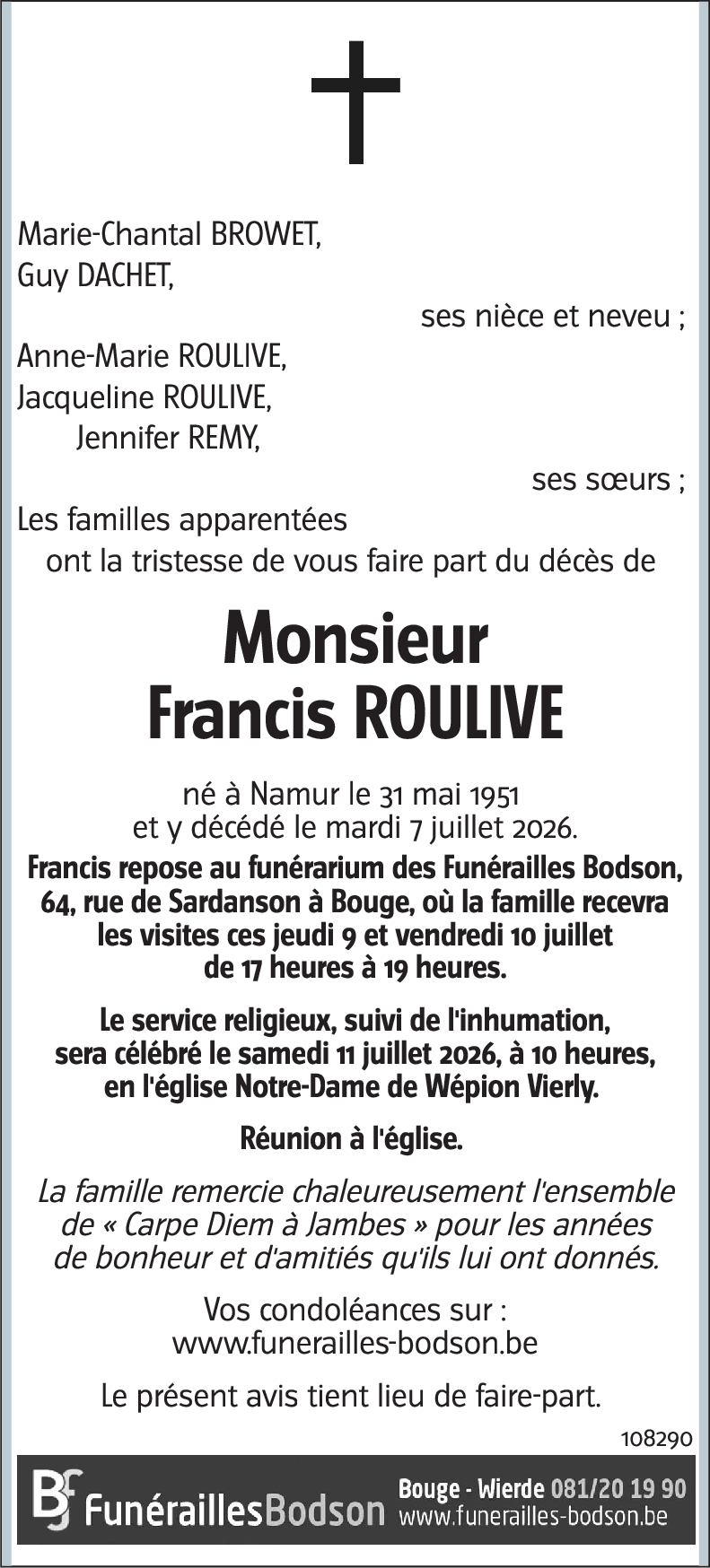Francis ROULIVE