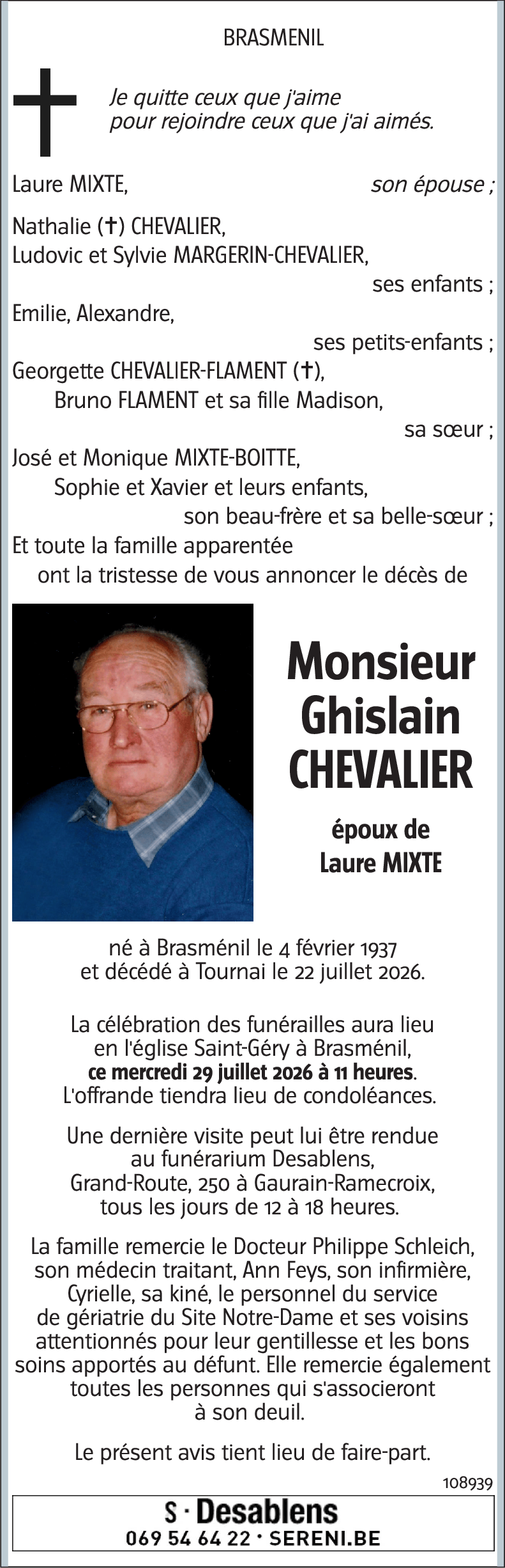 Ghislain CHEVALIER