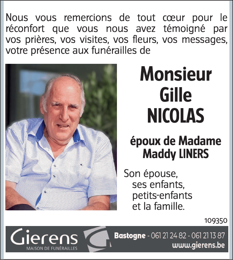 Gille NICOLAS