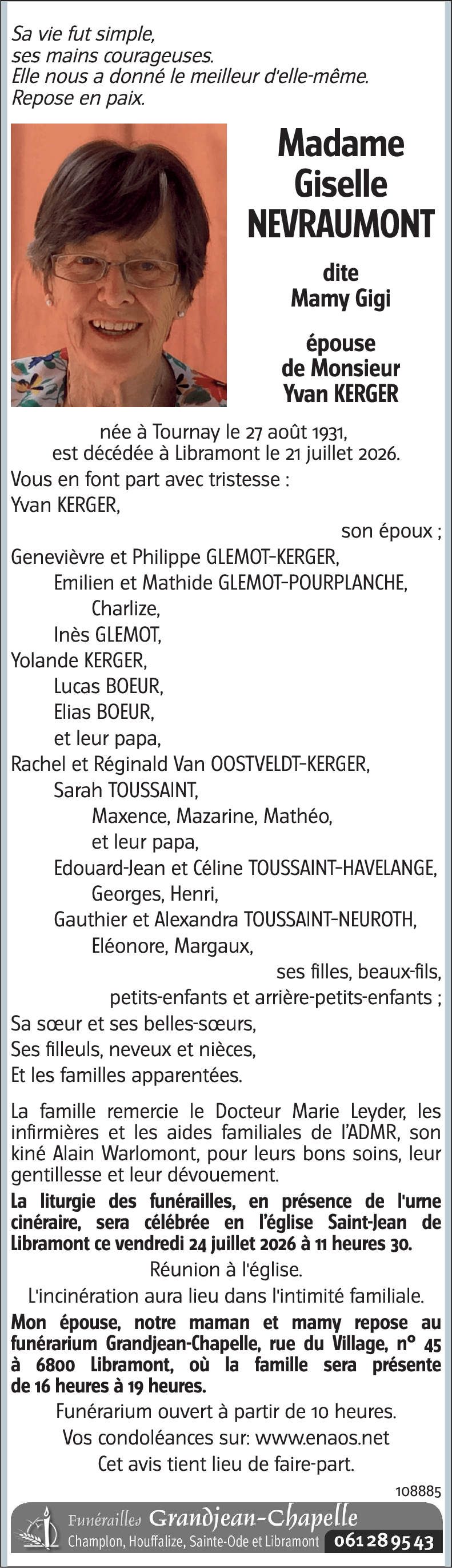 Giselle NEVRAUMONT