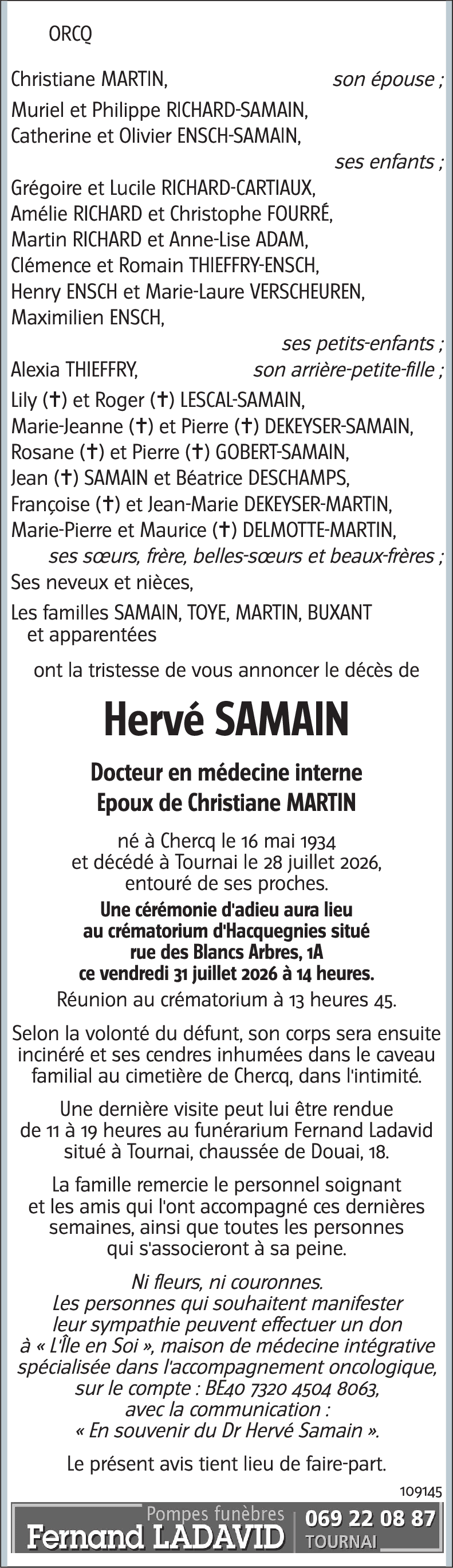 Hervé SAMAIN