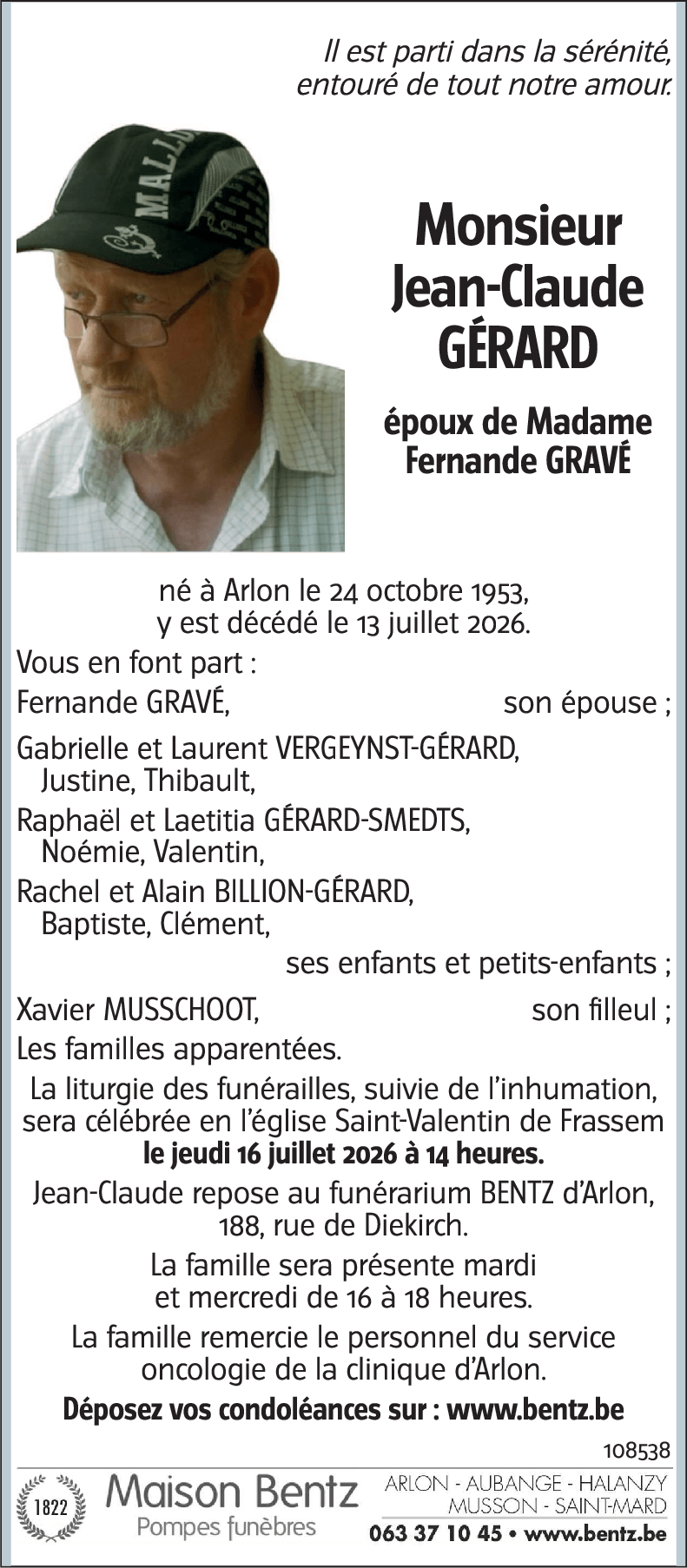 Jean-Claude GÉRARD