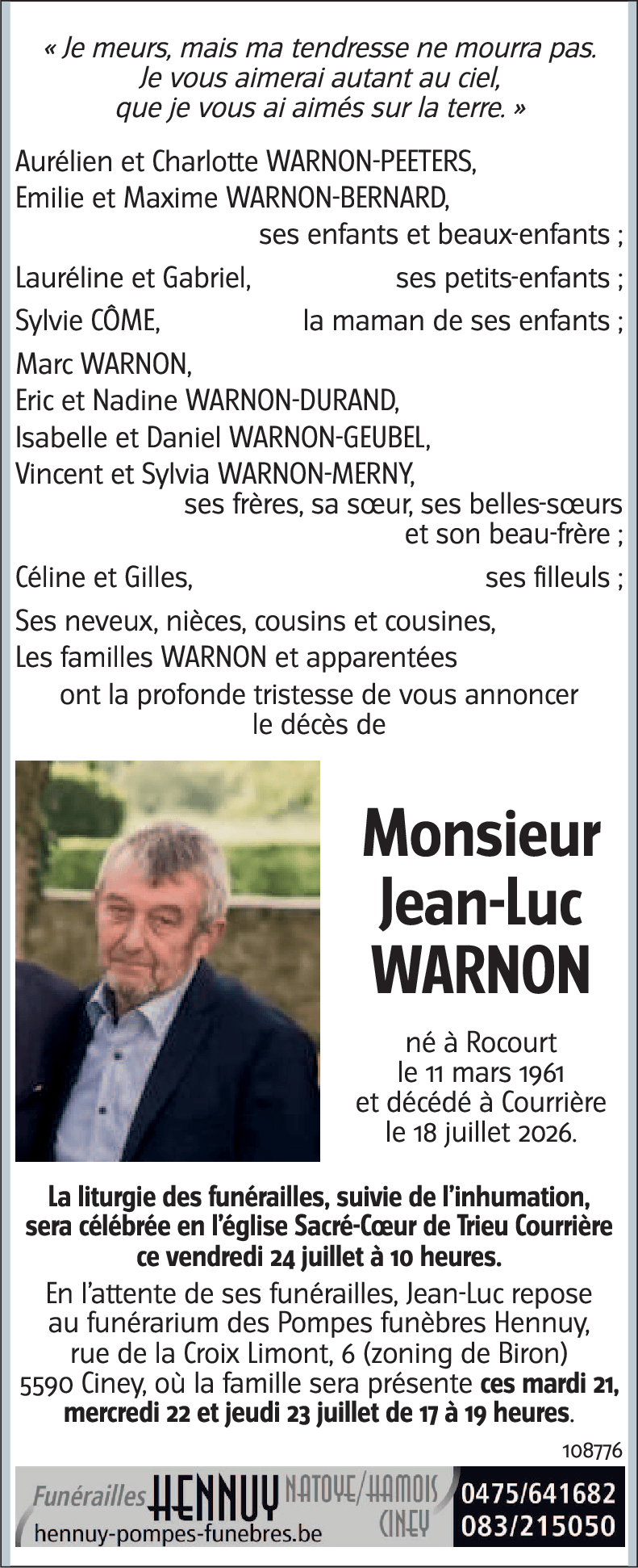 Jean-Luc WARNON