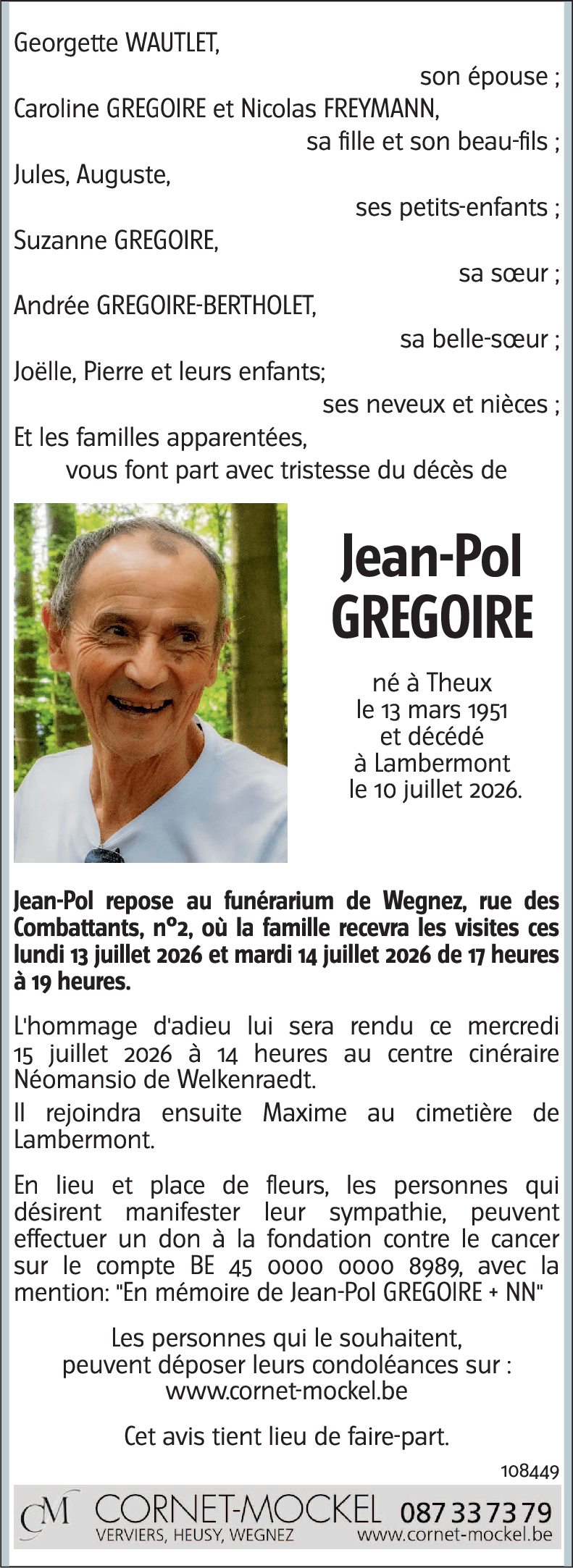 Jean-Pol GREGOIRE