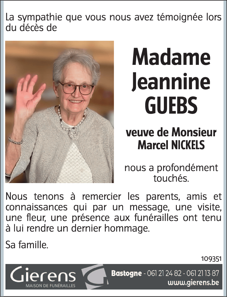 Jeannine GUEBS