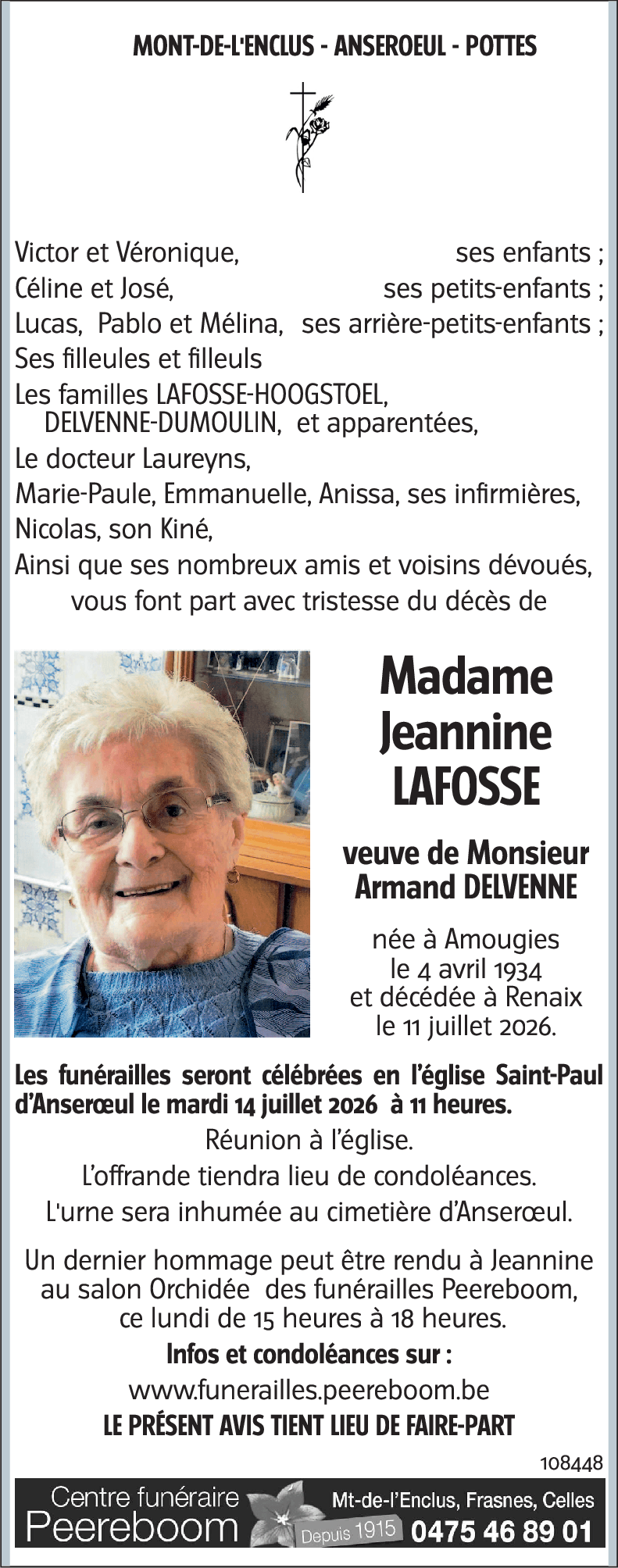 Jeannine LAFOSSE