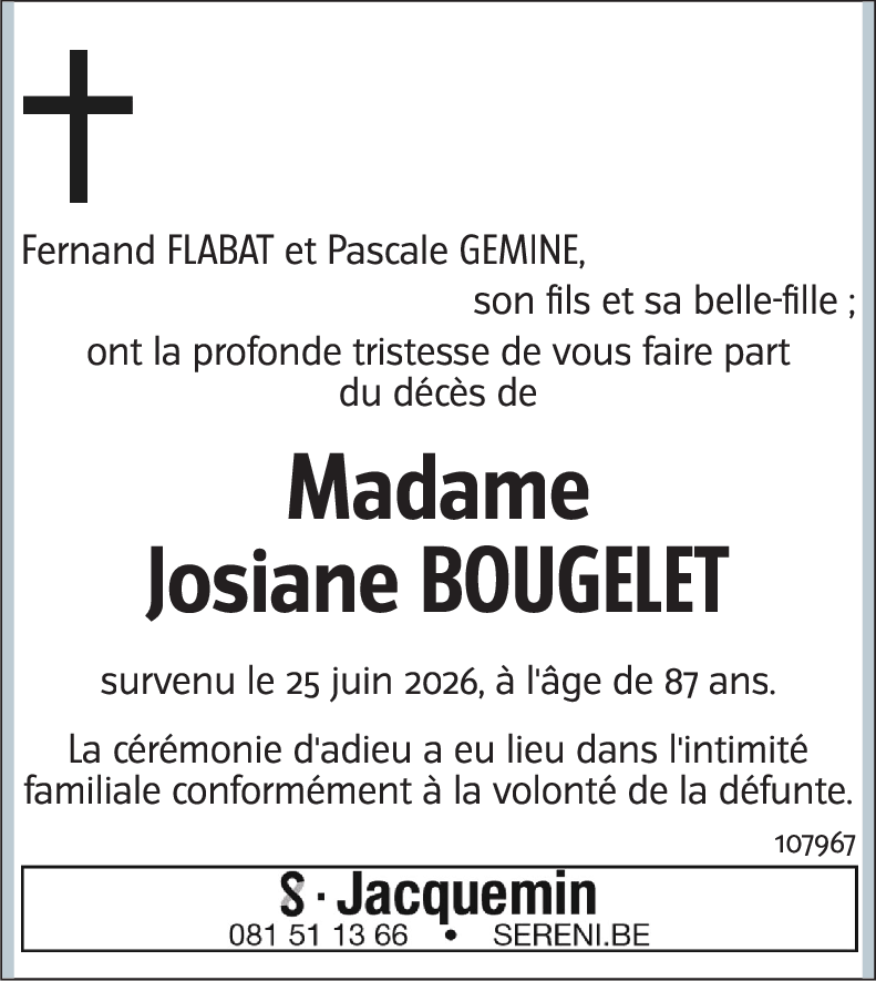 Josiane BOUGELET