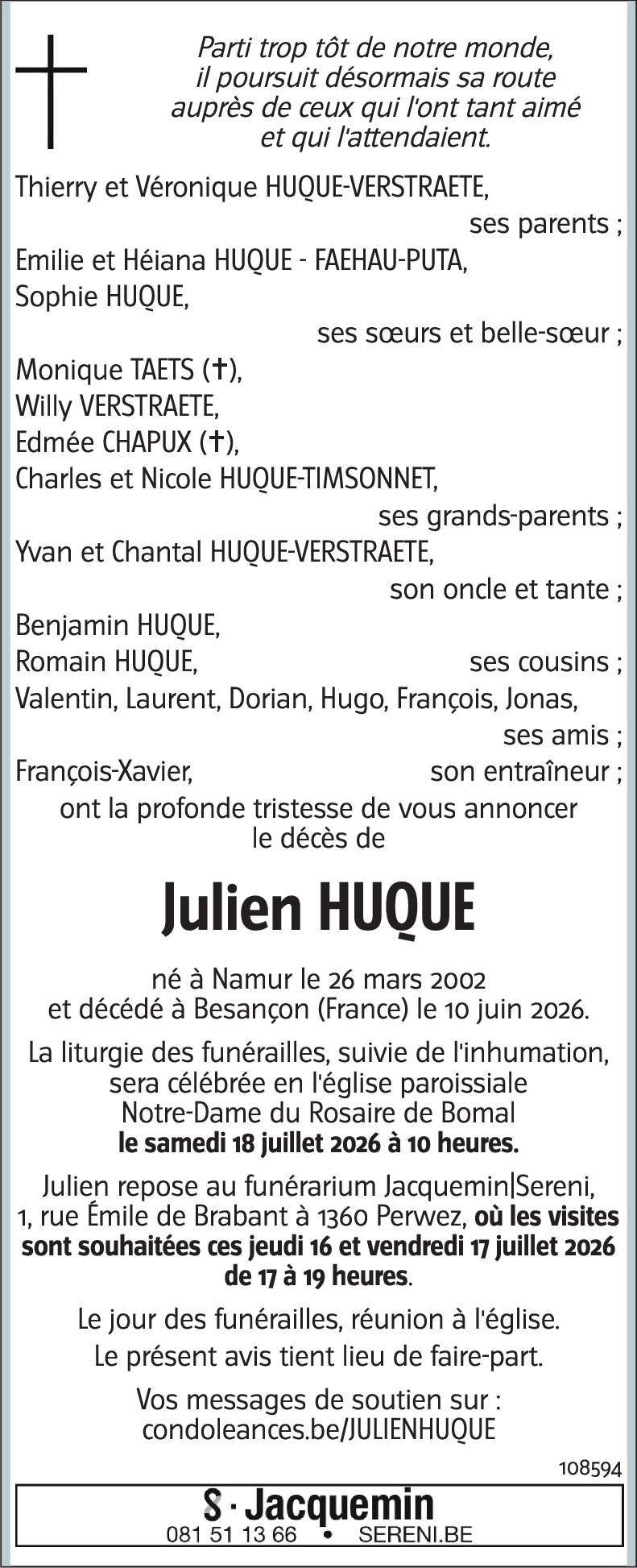 Julien HUQUE
