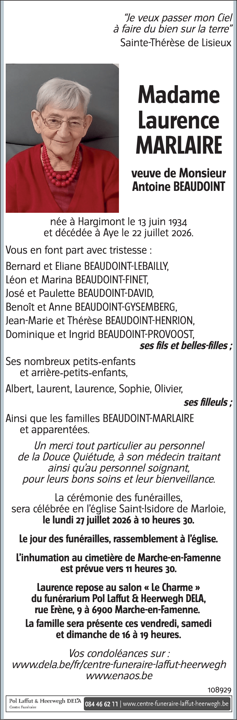 Laurence MARLAIRE