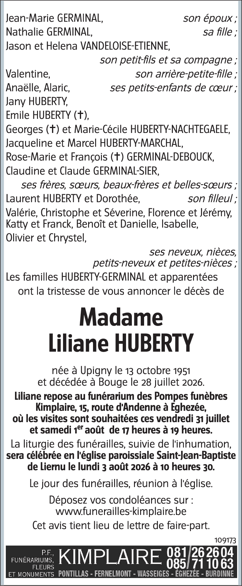 Liliane HUBERTY