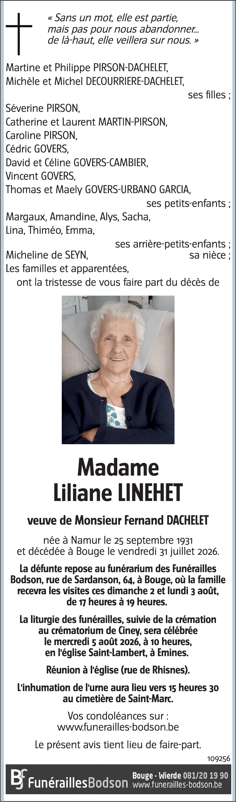 Liliane LINEHET