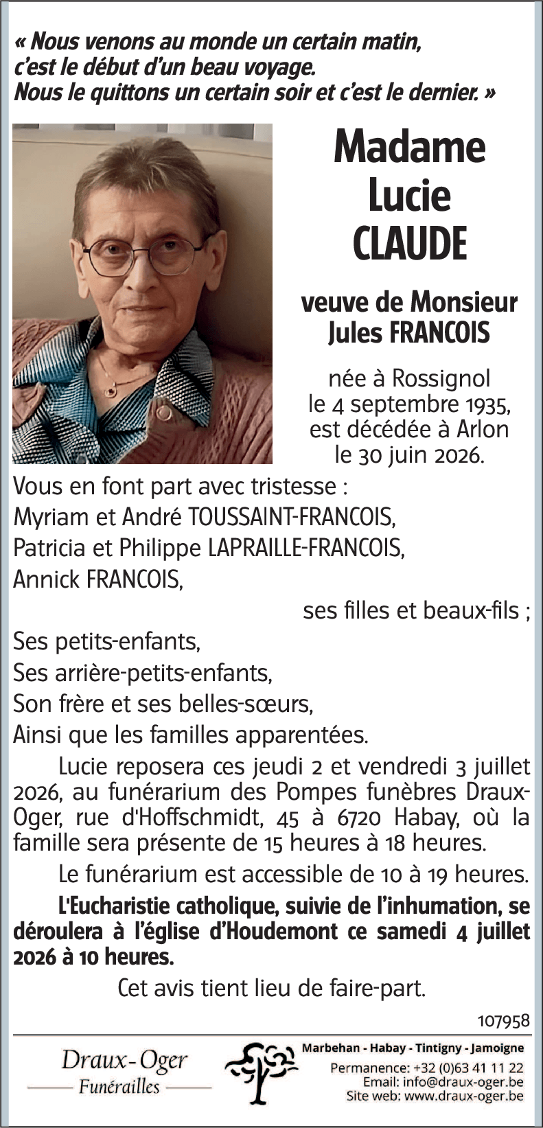 Lucie CLAUDE