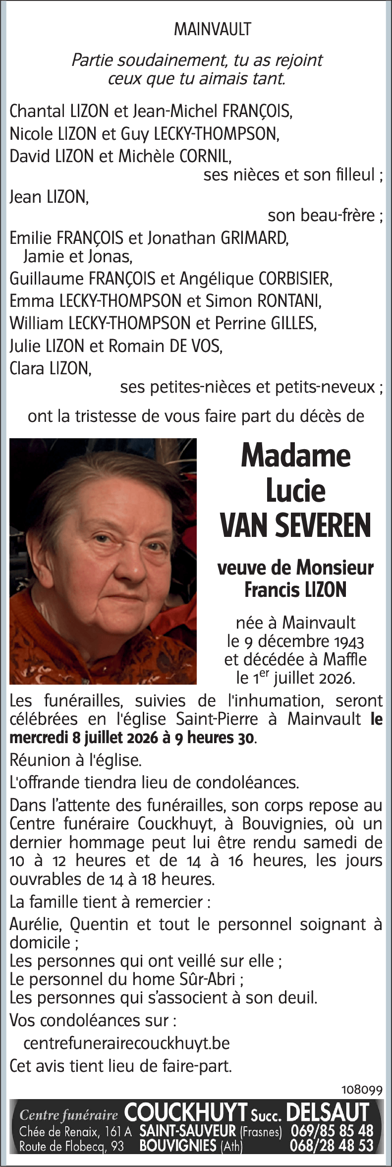 Lucie Van SEVEREN