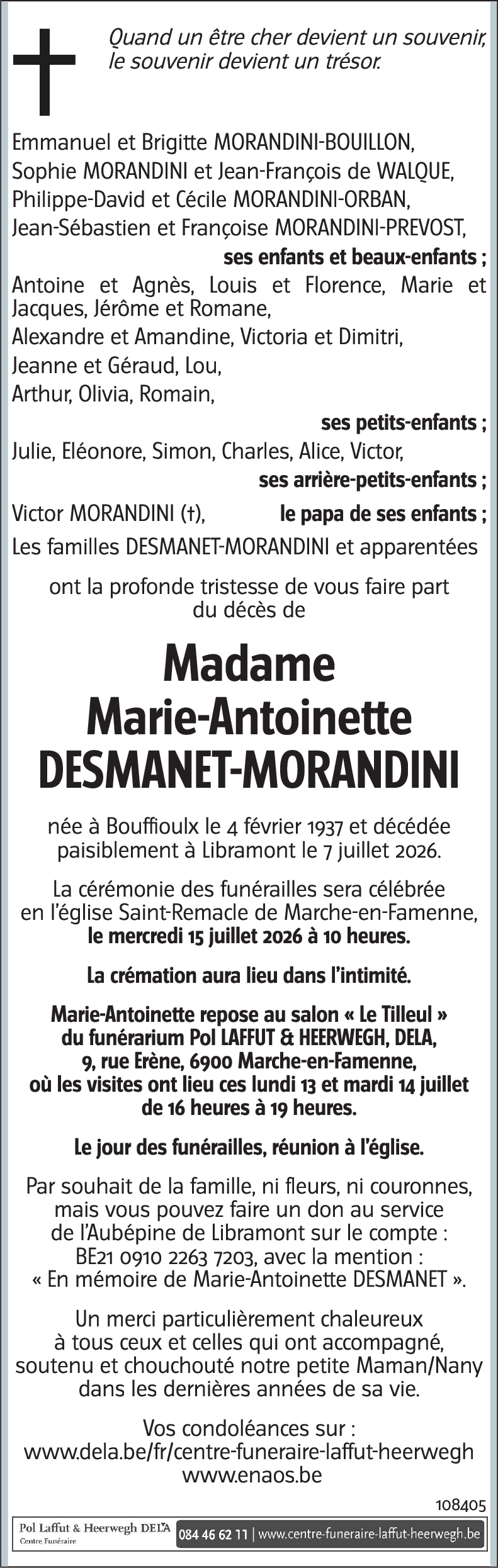 Marie-Antoinette DESMANET