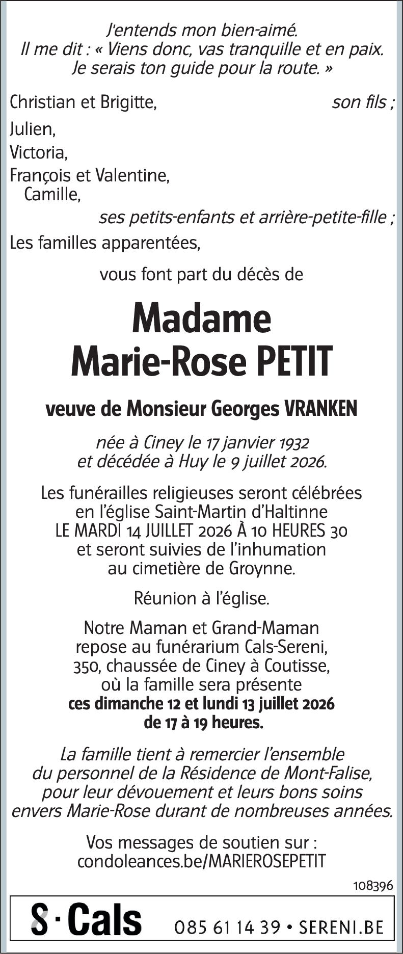 Marie-Rose PETIT