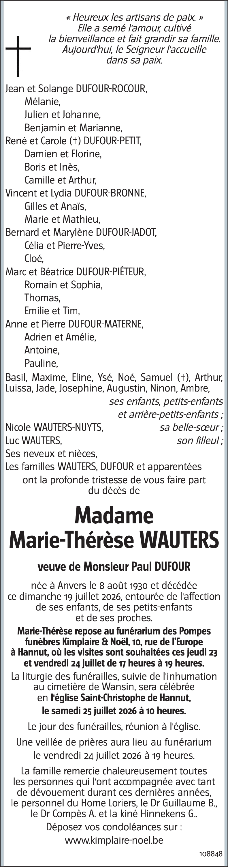Marie-Thérèse Wauters