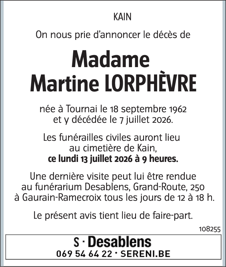 Martine Lorphèvre