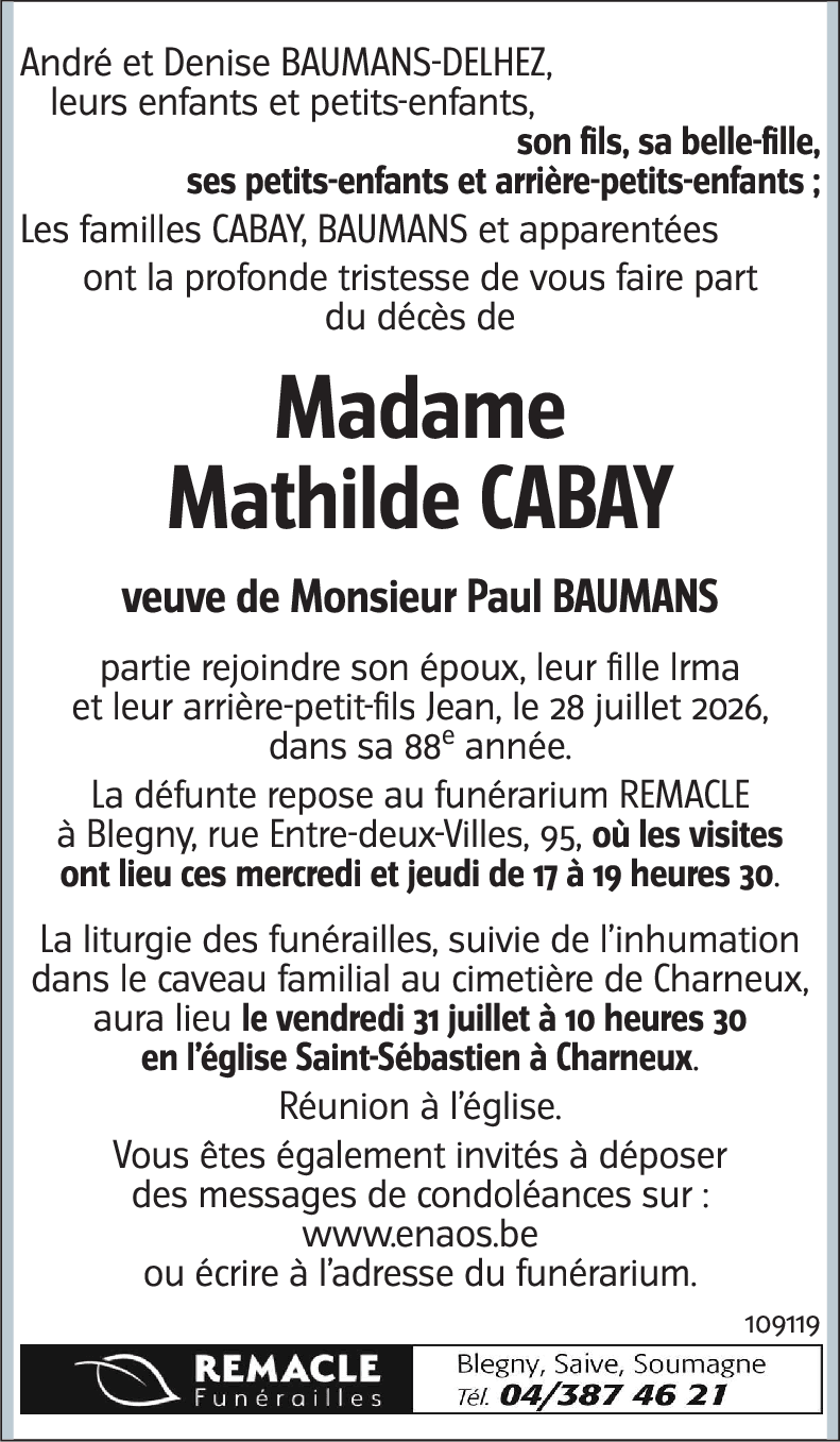 Mathilde CABAY