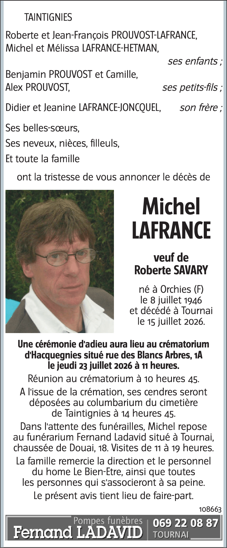 Michel LAFRANCE