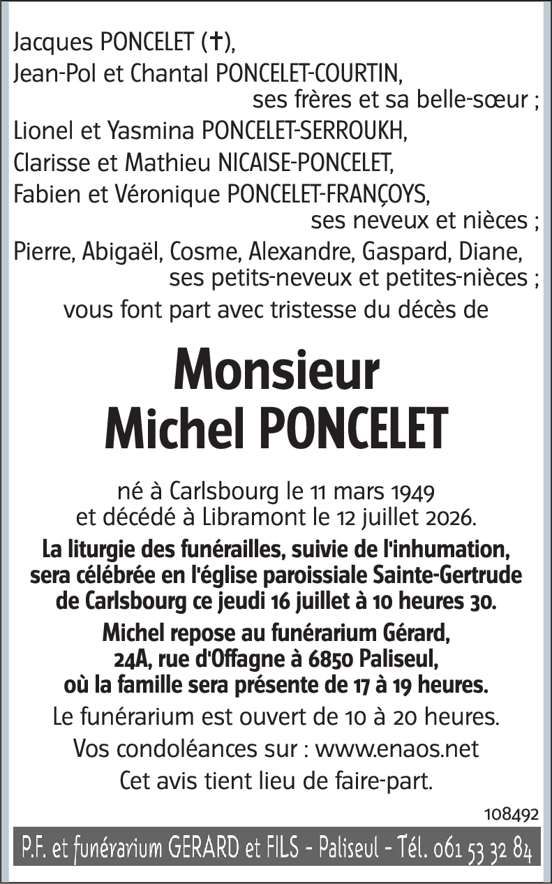 Michel PONCELET