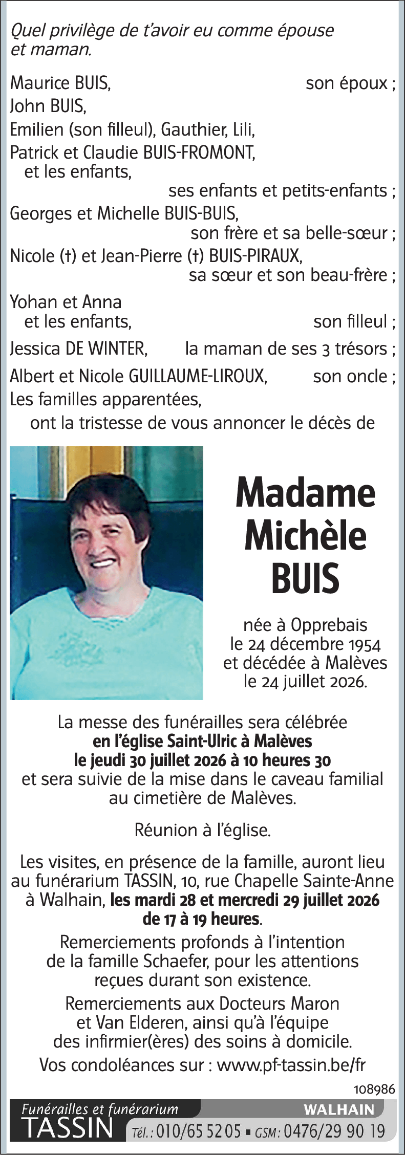 Michèle BUIS
