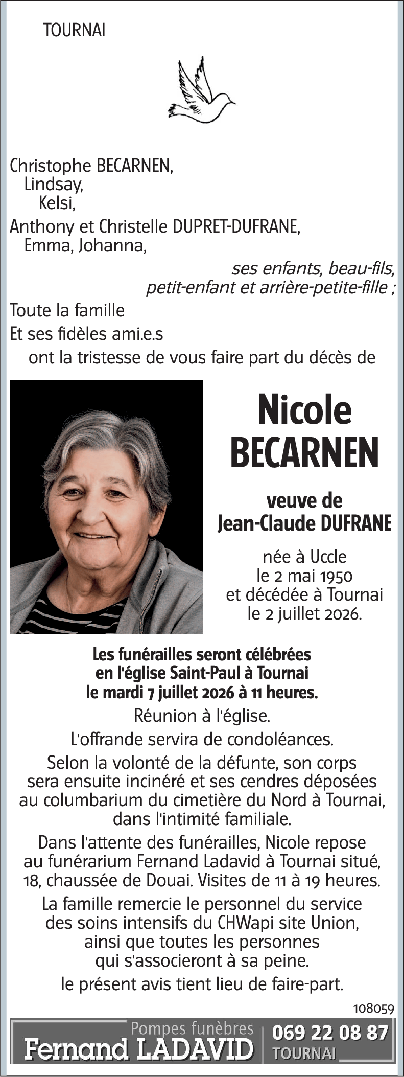 Nicole BECARNEN