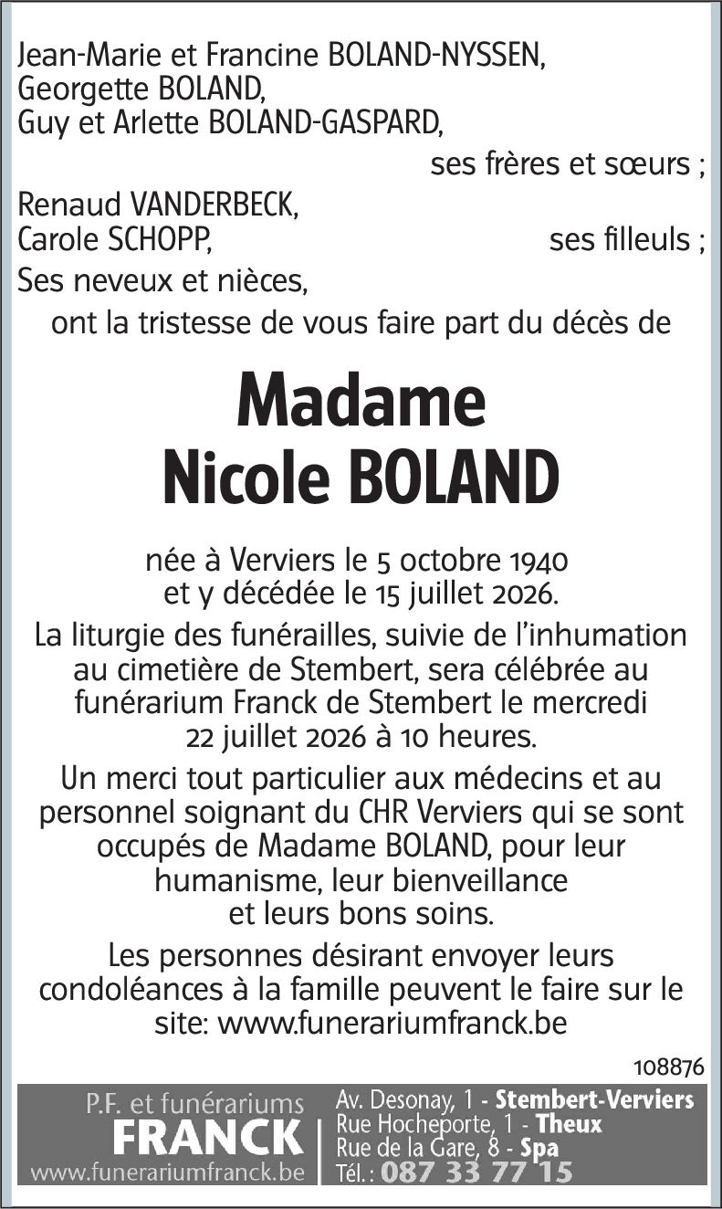 Nicole BOLAND