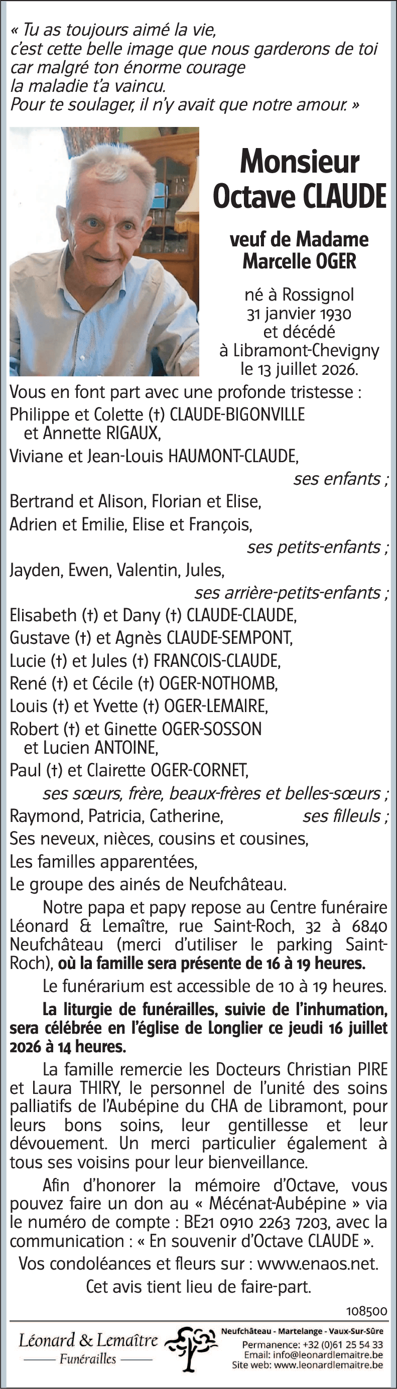 Octave CLAUDE