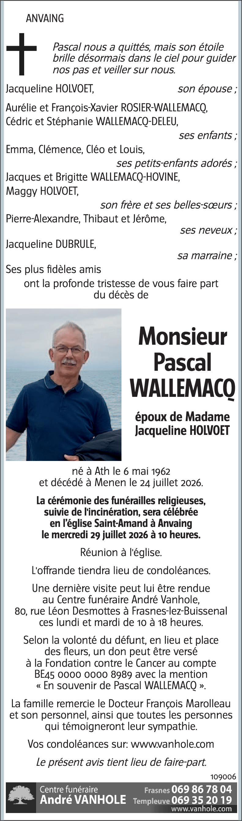 Pascal WALLEMACQ