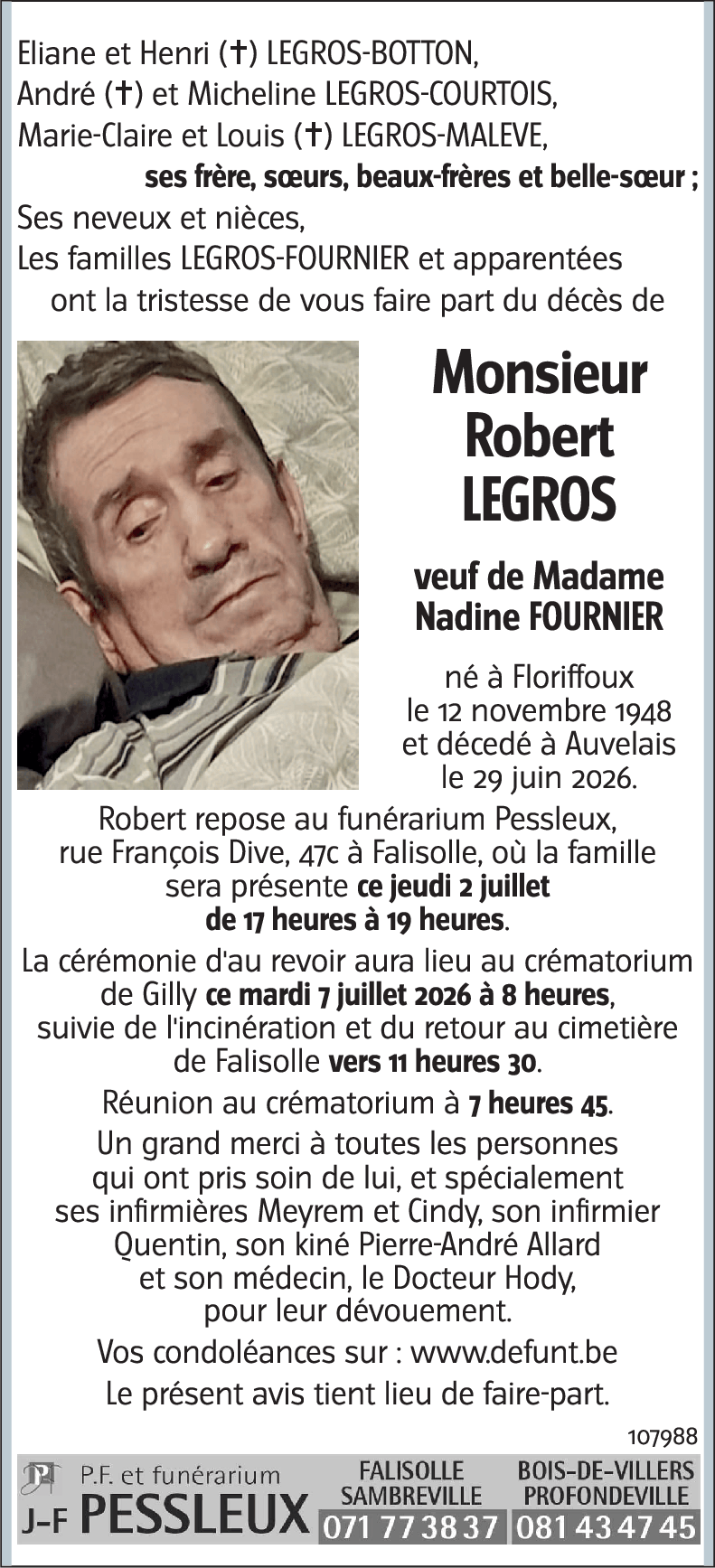 Robert LEGROS