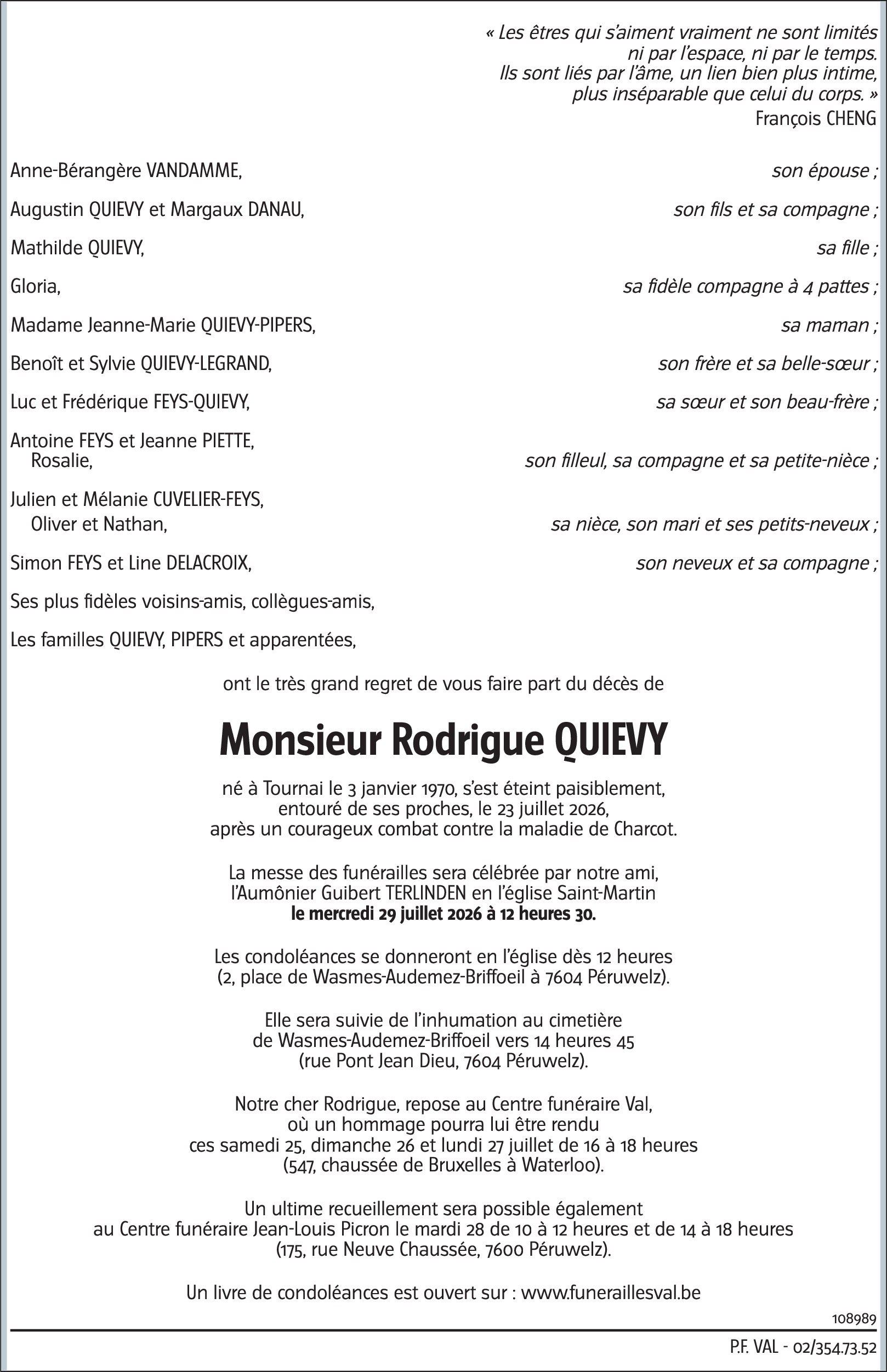 Rodrigue QUIEVY