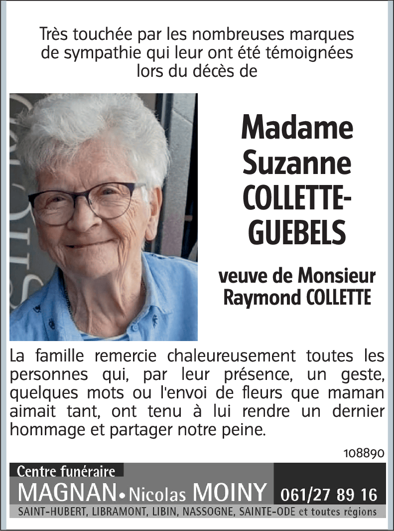 Suzanne COLLETTE-GUEBELS