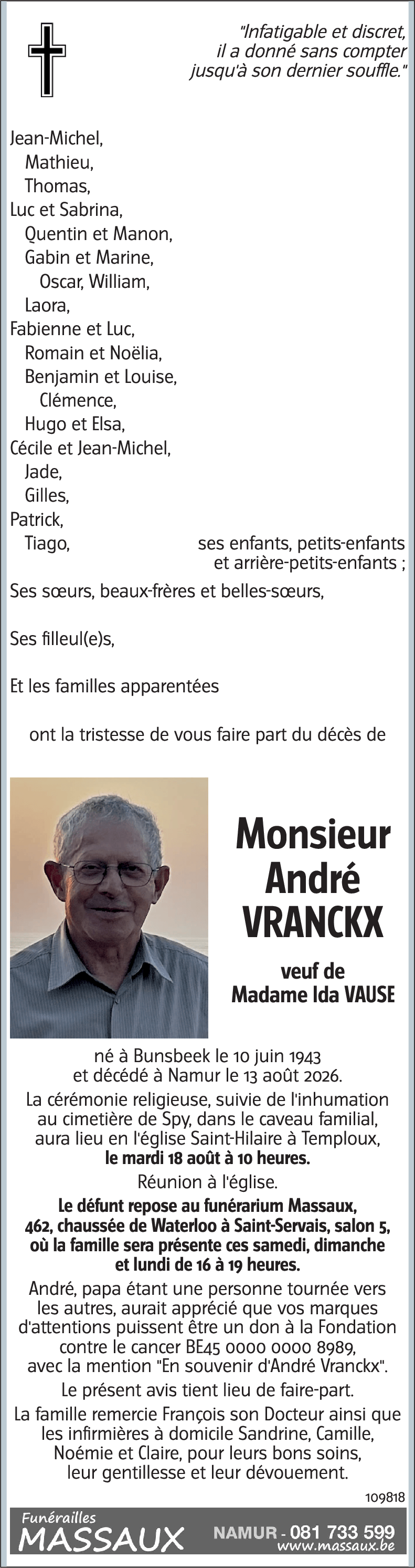 André VRANCKX