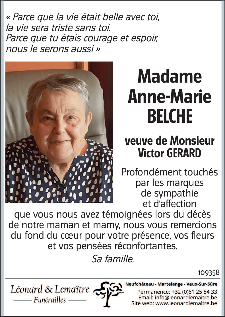 Anne-Marie BELCHE