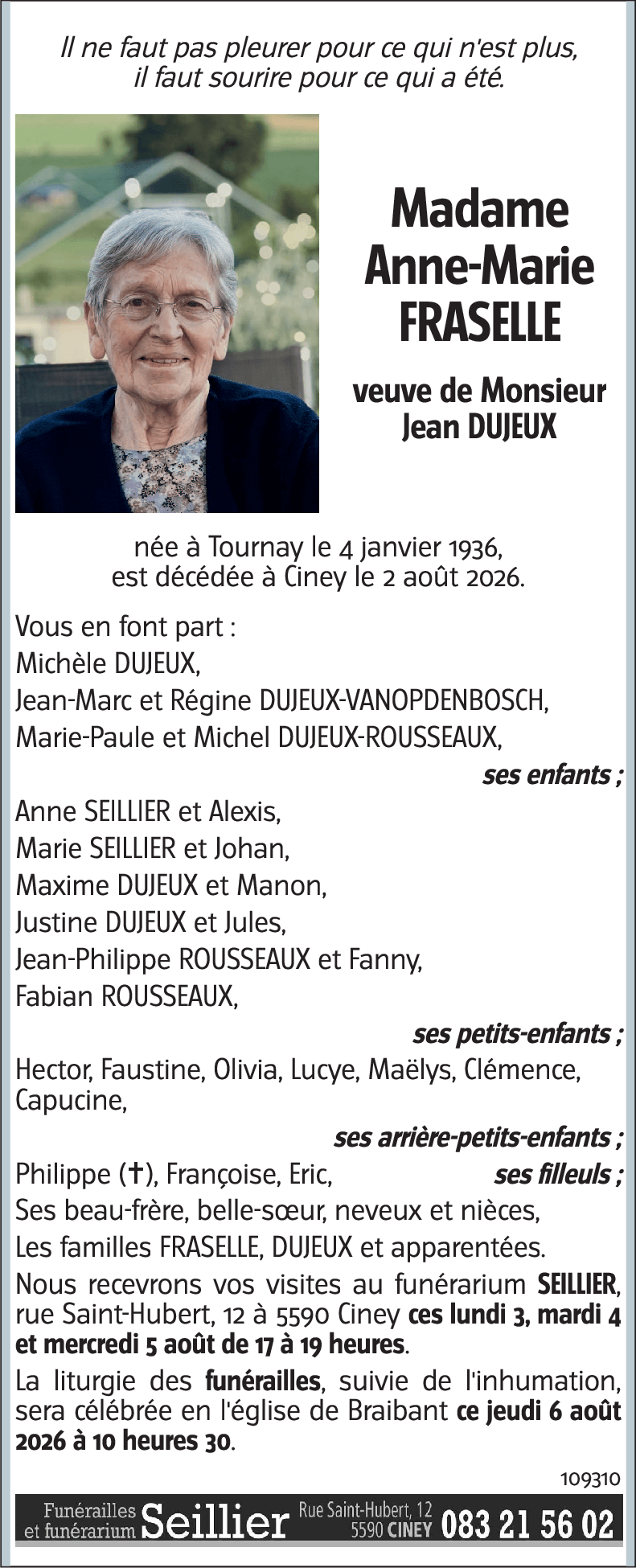 Anne-Marie FRASELLE