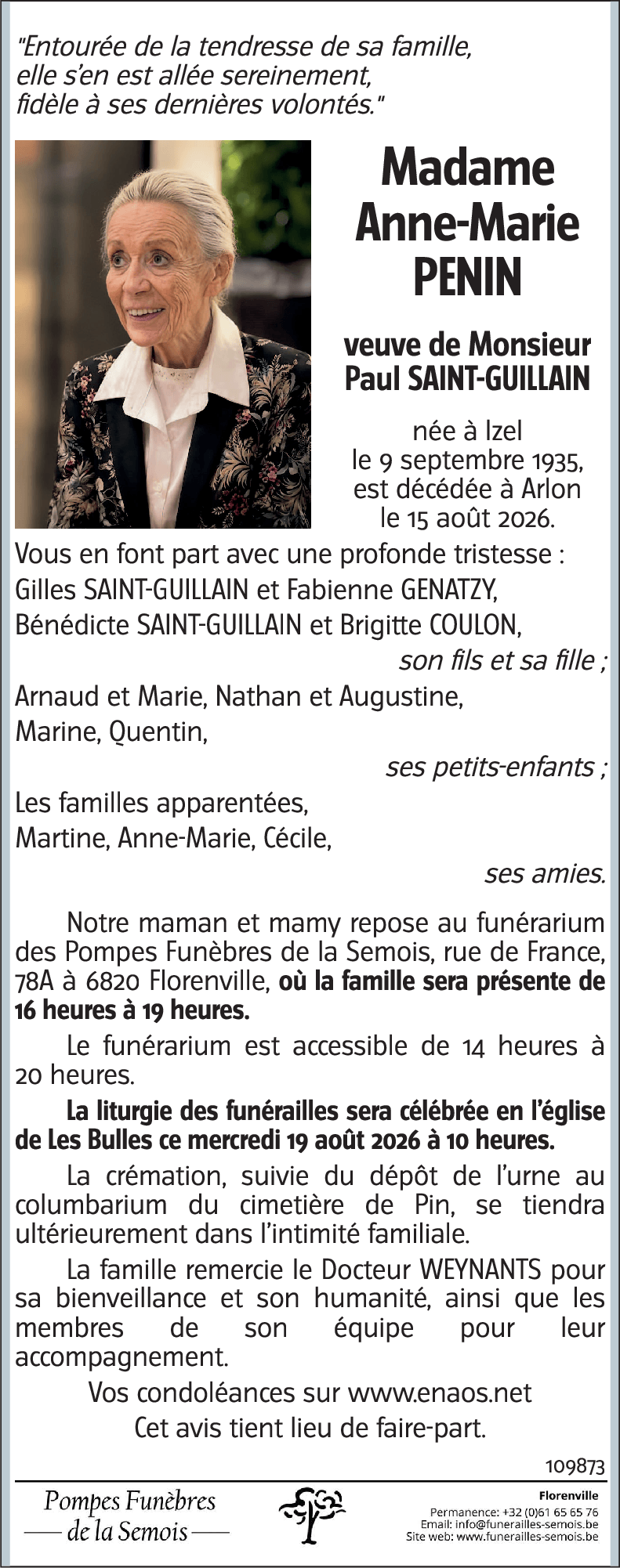 Anne-Marie PENIN