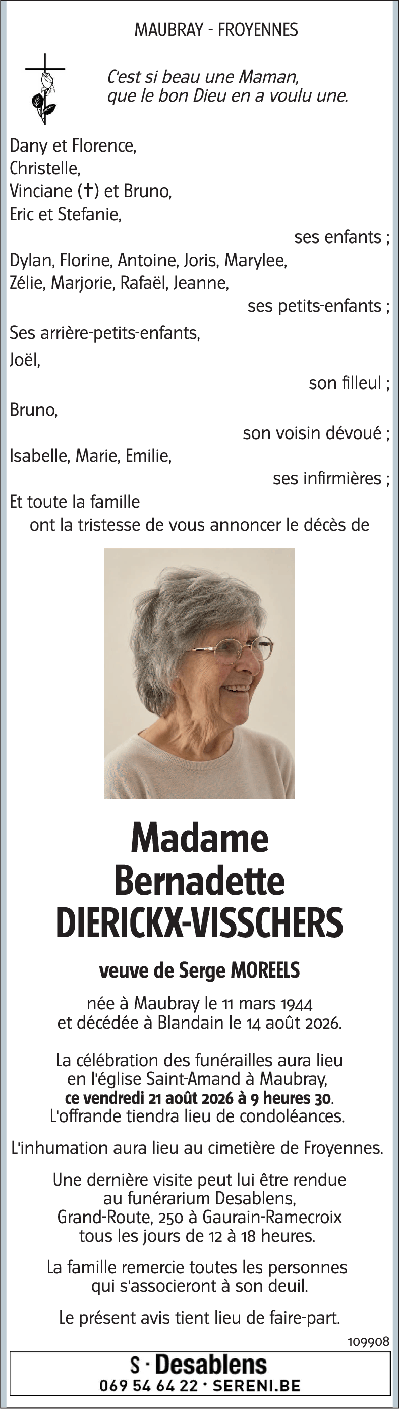 Bernadette DIERICKX-VISSCHERS