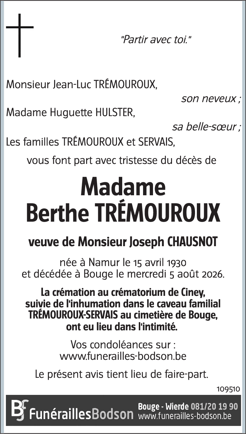 Berthe TRÉMOUROUX