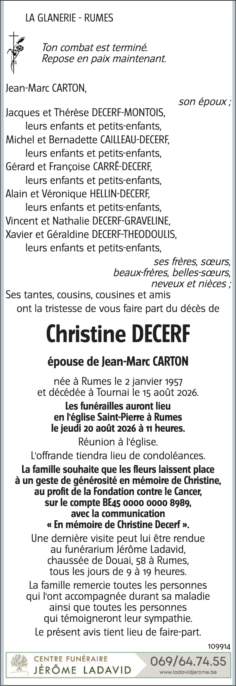 Christine DECERF