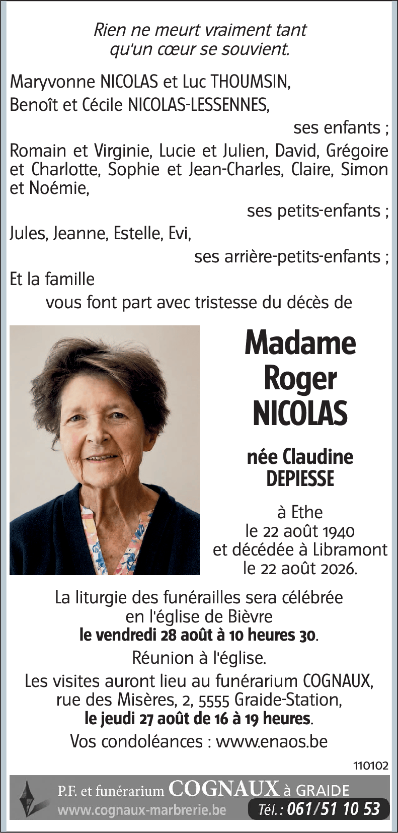 Claudine DEPIESSE