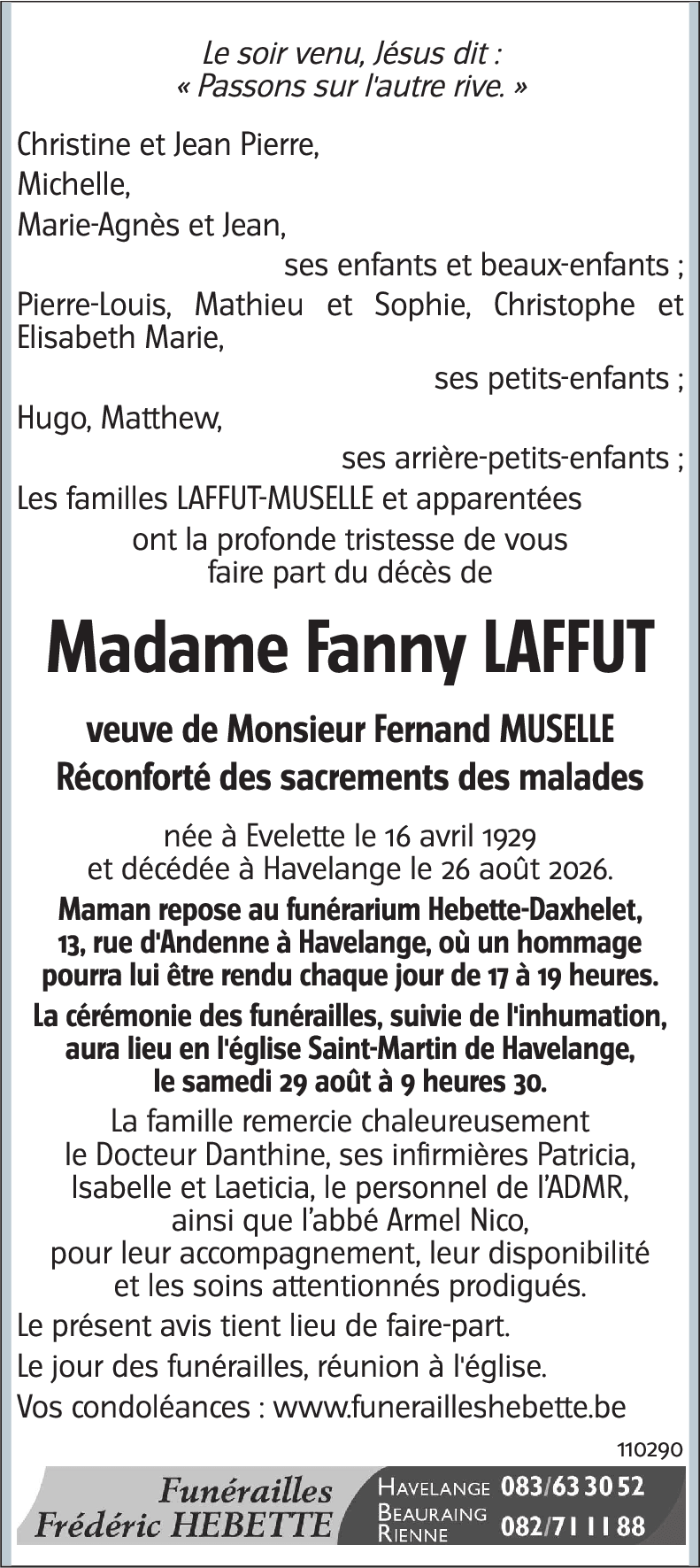Fanny LAFFUT