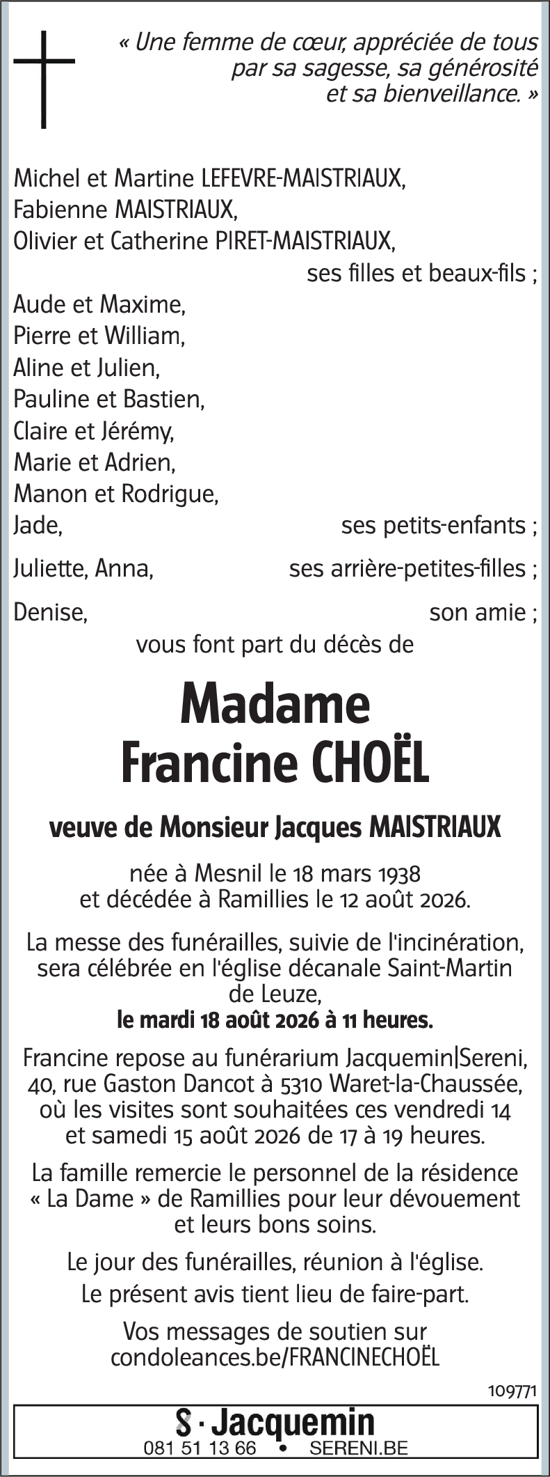 Francine CHOËL