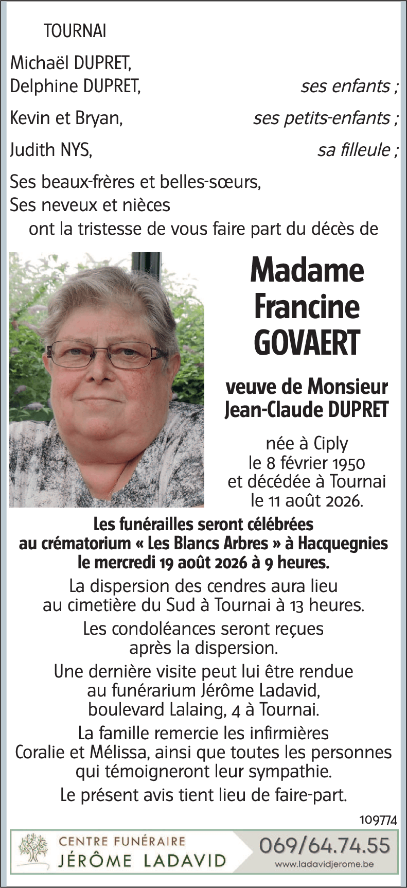 Francine GOVAERT