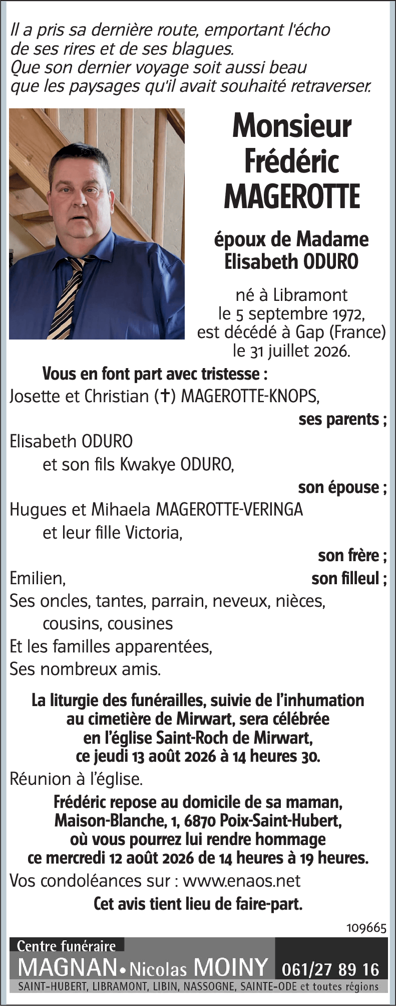 Frédéric MAGEROTTE