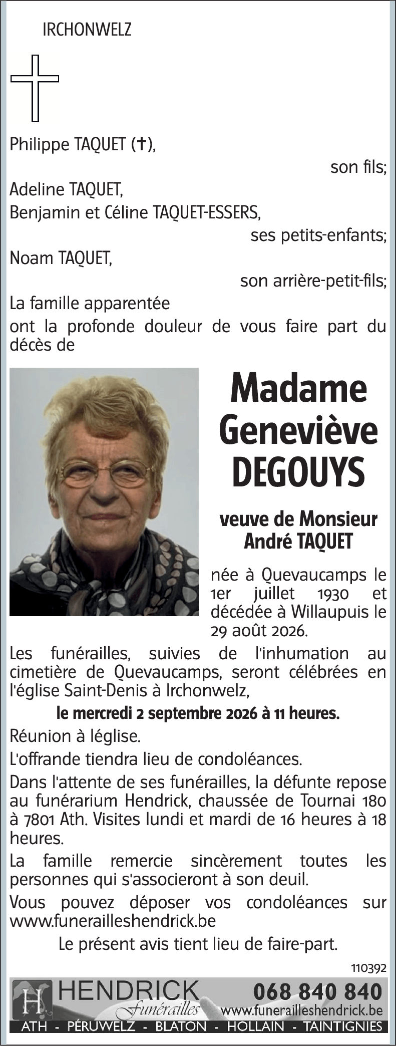 Geneviève DEGOUYS