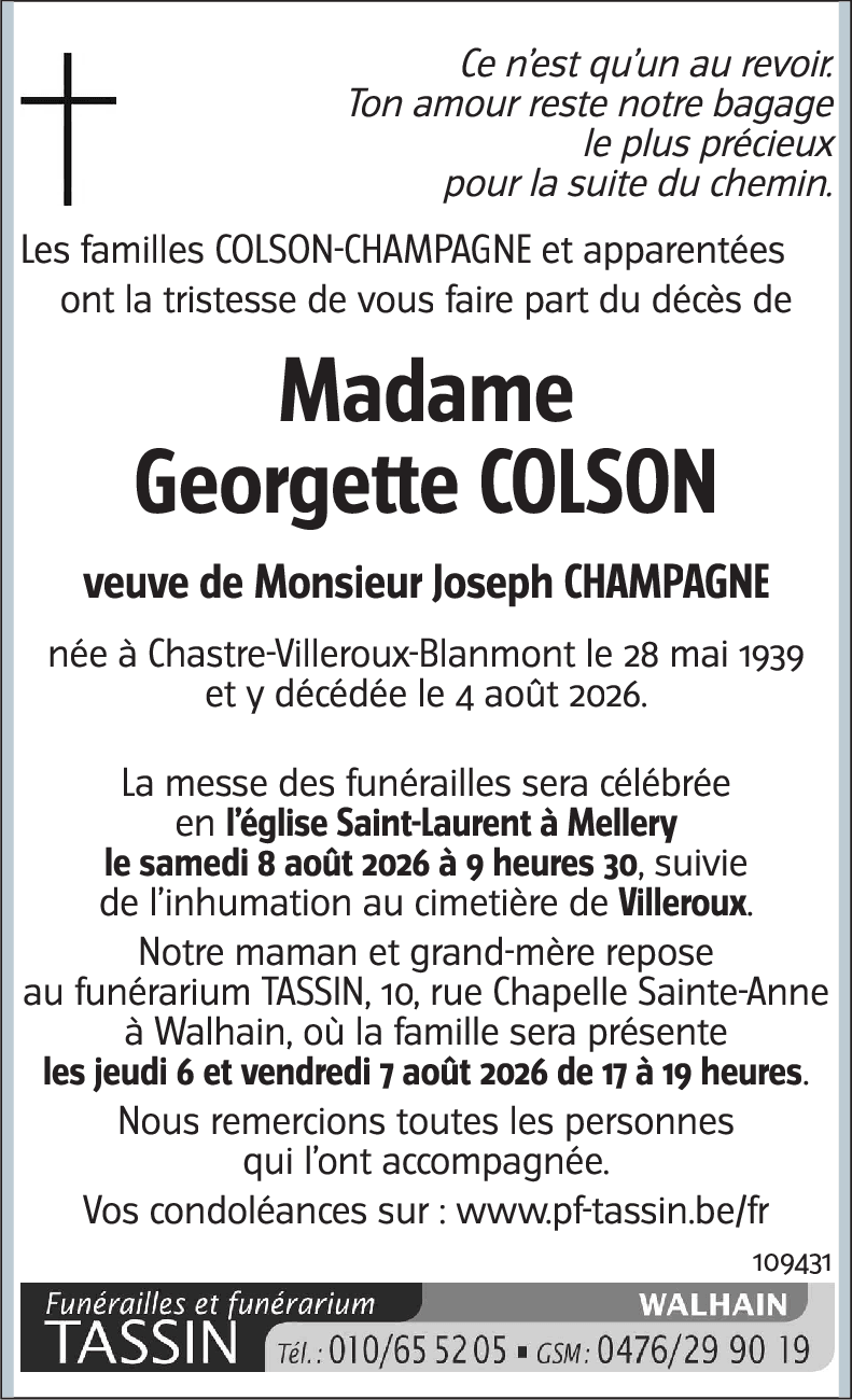 Georgette COLSON