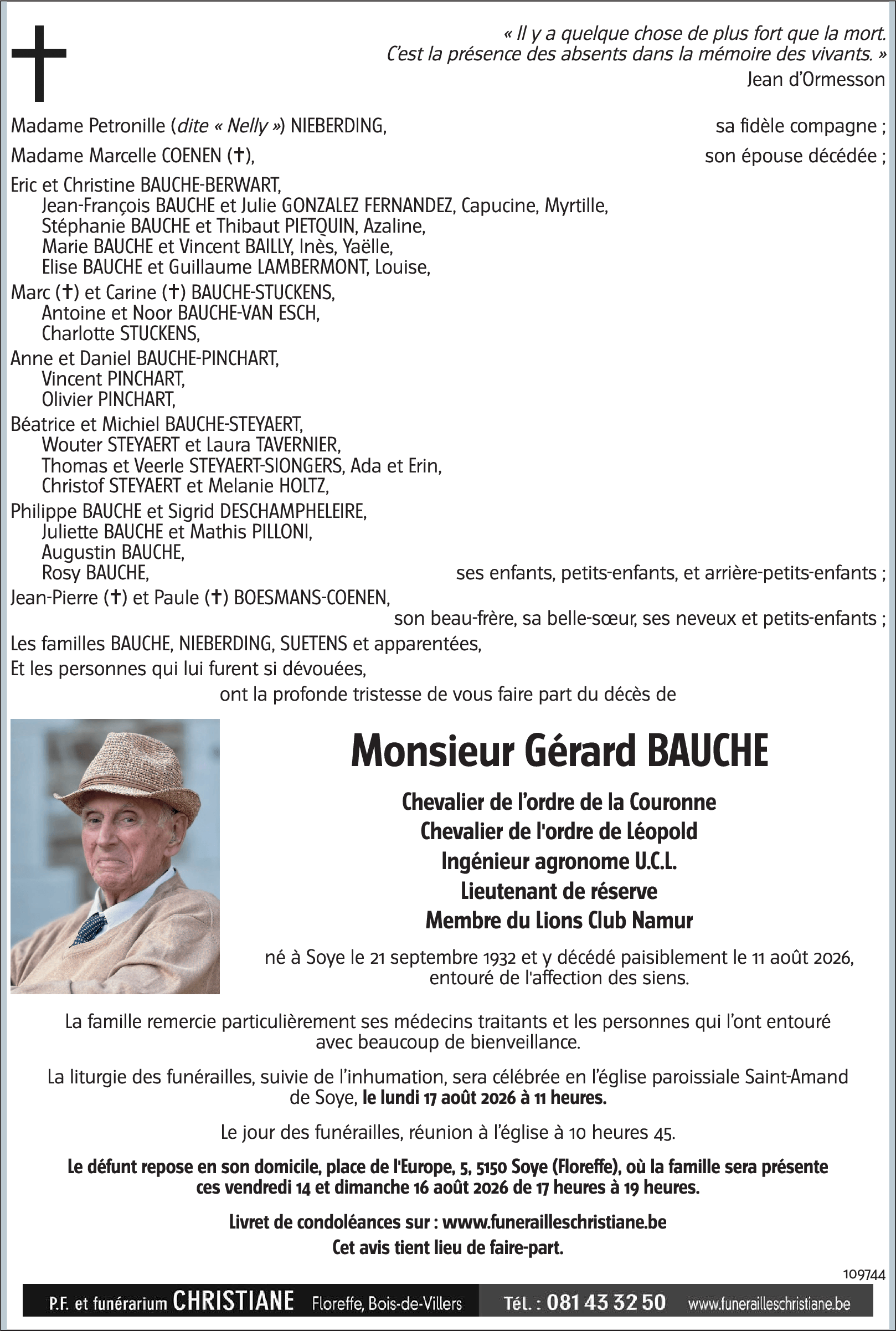 Gérard BAUCHE