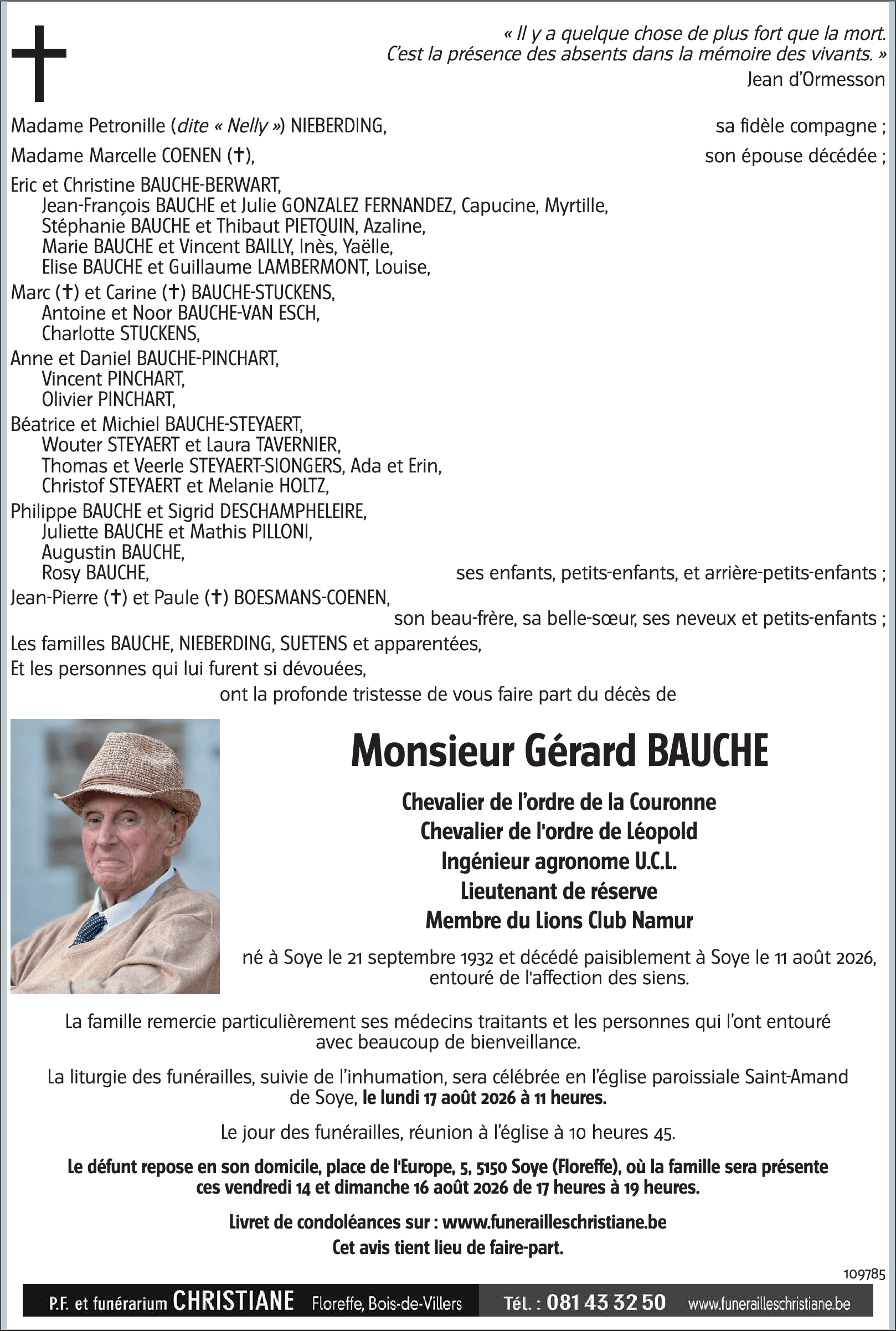 Gérard BAUCHE