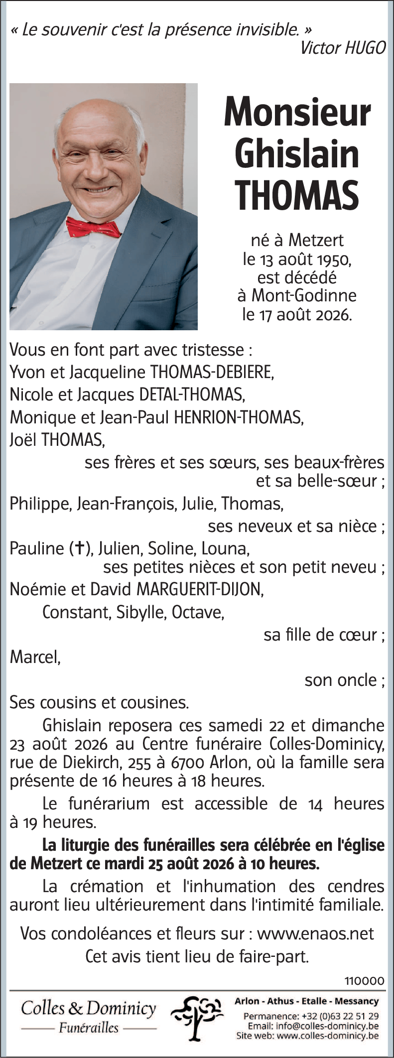 Ghislain THOMAS