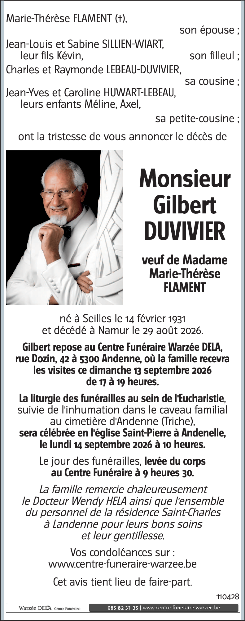 Gilbert DUVIVIER